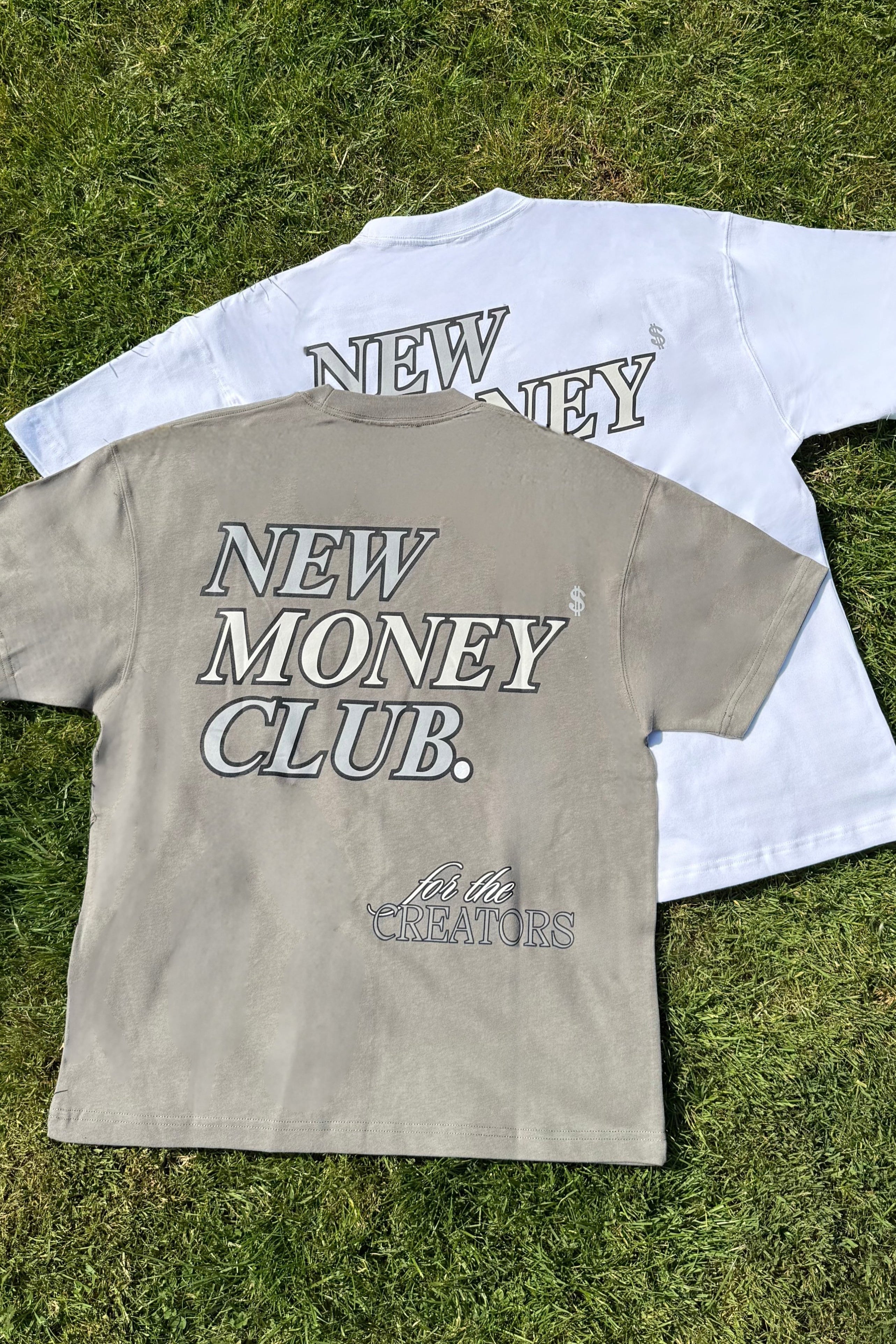 New Money Club "Porcelain White" T-Shirt