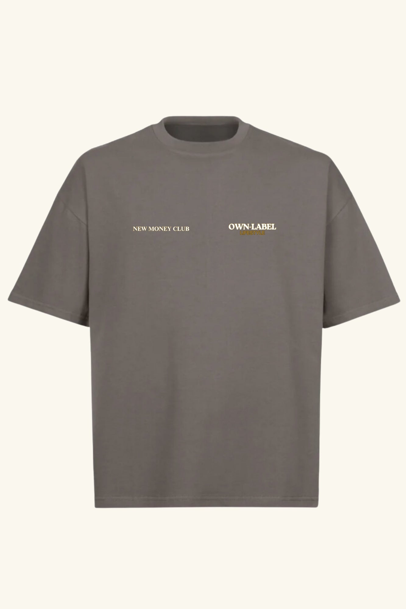 New Money Lifestyle "Titanium Grey" T-Shirt - Front
